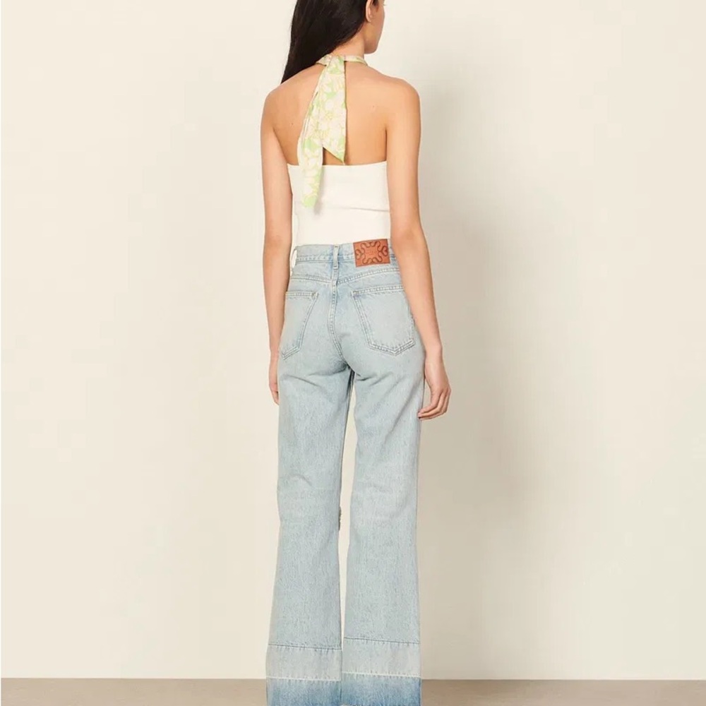 White Halter Neck Women's Top - Picture 3 of 5